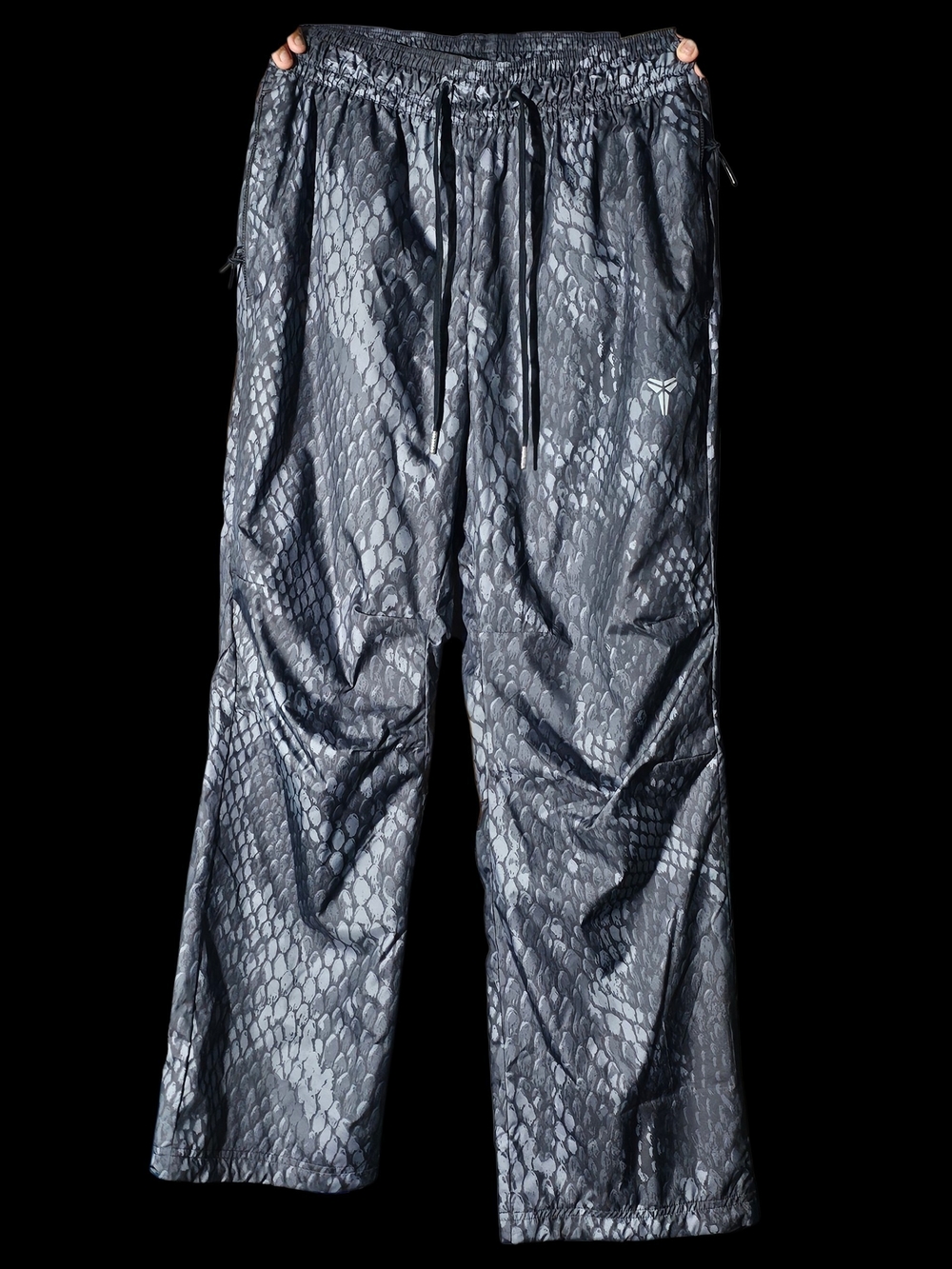 Nike Black Gray Snakeskin-Print Jogger Pants